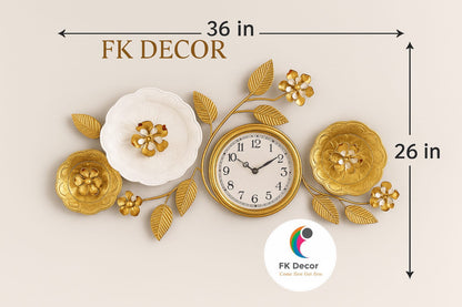 Metal Luxury Clock for living room