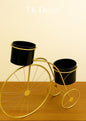 Metal cycle planter